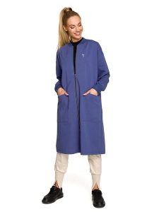 Made of emotion Bluza w kolorze niebieskim rozmiar: L. Niebieskie bluzy Made Of Emotion, l, bez wzorów, bez kaptura. Za 159,95 zł.