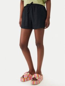 Roxy Szorty materiałowe Lekeitio Break ERJNS03490 Czarny Regular Fit. Czarne szorty Roxy, bez wzorów, z materiału. Za 169,99 zł.