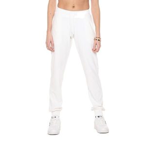 Spodnie dresowe z sznurek regulacyjny na co dzień. Białe spodnie dresowe LEONE 1947 APPAREL, bez wzorów, z dresówki. W wyprzedaży za 134,57 zł.