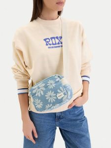 Roxy Torebka CEOWB-ROXY-KL-001-09 Niebieski. Niebieskie listonoszki Roxy, bez wzorów, z materiału, bez dodatków. Za 79,99 zł.