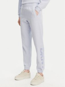 DKNY Sport Spodnie dresowe DP5P3585 Błękitny Regular Fit. Niebieskie spodnie dresowe DKNY Sport, m, bez wzorów, z dresówki. Za 179,99 zł.