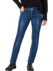 Timezone Dżinsy - Slim fit - w kolorze granatowym rozmiar: W31/L30. Niebieskie jeansy Timezone, bez wzorów. Za 169,67 zł.