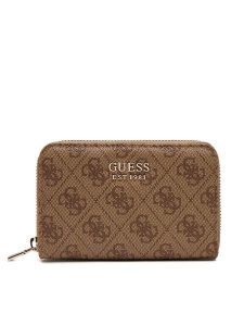 Guess Portfel SWLG96 48140 Beżowy. Brązowe portfele Guess, z aplikacjami, ze skóry. Za 179,99 zł.