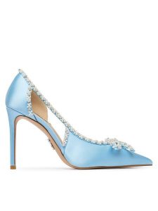 Steve Madden Szpilki Tandi 11005583 Niebieski jasny. Niebieskie szpilki Steve Madden, bez wzorów, z materiału, bez obcasa. Za 689,99 zł.