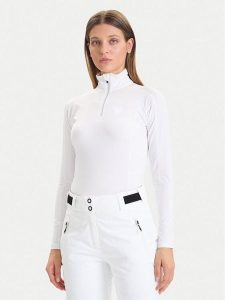 Rossignol Bluza techniczna Classique RLMWL08 Biały Slim Fit. Białe bluzy Rossignol, na zimę, xs, bez wzorów, z syntetyku, bez kaptura. Za 349,99 zł.
