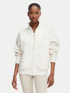 Guess Bluza V5BQ15 KCX22 Kremowy Regular Fit. Białe bluzy Guess, xs, z aplikacjami, z syntetyku, bez kaptura. Za 383,99 zł.