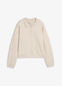 Bluza z czystej bawełny organicznej. Czarne bluzy bonprix, bez wzorów, z bawełny, bez kaptura. Za 84,99 zł.