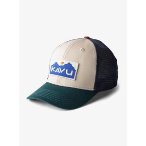 Czapka z daszkiem Kavu Low Tide - treeline mix. Brązowe czapki KAVU, bez wzorów. Za 149,99 zł.