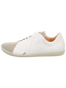 Think! Sneakersy w kolorze biało-beżowym rozmiar: 42,5. Białe trampki Think, bez wzorów, bez zapięcia. Za 285,49 zł.