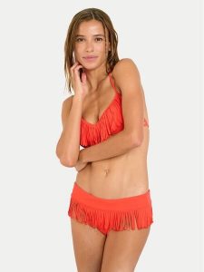 Banana Moon Góra od bikini Cowo Fringes LSE62 Pomarańczowy. Brązowe bikini Banana Moon, bez wzorów, z syntetyku. Za 239,99 zł.