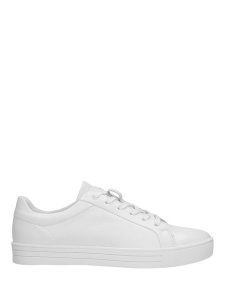 Wojas Skórzane sneakersy w kolorze białym rozmiar: 39. Białe trampki Wojas, bez wzorów, ze skóry, bez zapięcia. Za 320,63 zł.