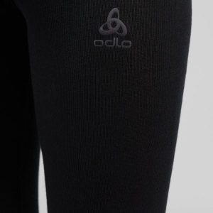 Legginsy termoaktywne damskie Odlo Active Warm Eco BL Bottom Long. Czarne legginsy ODLO, bez wzorów. Za 206,26 zł.
