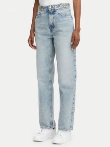 Tommy Hilfiger Jeansy Cam WW0WW49960 Niebieski jasny Straight Fit. Niebieskie jeansy TOMMY HILFIGER, bez wzorów, z bawełny. Za 649,99 zł.