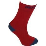 Skarpety do łydek Dexshell crew. Czerwone skarpetki DEXSHELL, bez wzorów. Za 185,00 zł.
