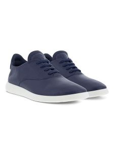 Ecco Skórzane sneakersy w kolorze granatowym rozmiar: 38. Niebieskie trampki ecco, bez wzorów, bez zapięcia. Za 319,45 zł.