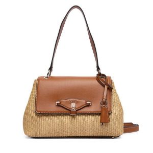 Torebka Guess. Brązowe torebki klasyczne Guess, z aplikacjami, bez dodatków. Za 584,99 zł.