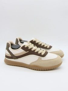 Bellucci Sneakersy w kolorze brązowo-beżowym rozmiar: 40. Brązowe trampki Bellucci, bez wzorów, bez zapięcia. Za 100,99 zł.