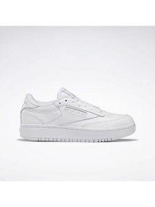 Reebok Skórzane sneakersy "Club C Double" w kolorze białym rozmiar: 36. Białe trampki Reebok, bez wzorów, z materiału, bez zapięcia. Za 210,81 zł.