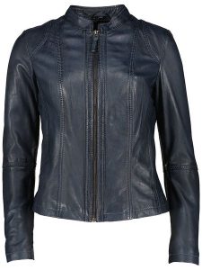 7eleven Skórzana kurtka "Palo" w kolorze granatowym rozmiar: 38. Niebieskie kurtki 7eleven, bez wzorów, ze skóry, bez kaptura. Za 558,95 zł.