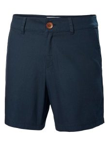 Helly Hansen Szorty funkcyjne "Pier" w kolorze granatowym rozmiar: 32. Niebieskie spodenki sportowe Helly Hansen, bez wzorów, z bawełny, z podwyższonym stanem, outdoorowe. Za 174,95 zł.