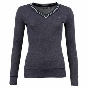 Sweter damski ANKY Glossy C-Wear. Niebieskie swetry klasyczne ANKY, na zimę, bez kołnierzyka. Za 349,50 zł.