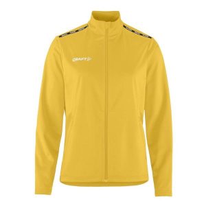 Bluza damska Craft Squad Go. Żółte bluzy Craft, bez wzorów, bez kaptura. W wyprzedaży za 124,50 zł.