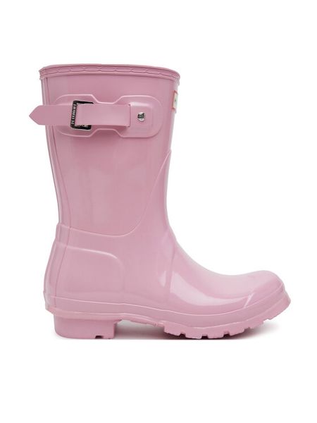 Hunter Kalosze WFS1000RGL Różowy. Czerwone kalosze Hunter, bez wzorów, z syntetyku. Za 289,99 zł.