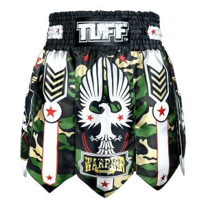 Spodenki treningowe TUFF Gladiator Brown Military Warrior. Białe szorty TUFF, bez wzorów, sportowe. Za 199,00 zł.