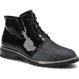 Czarne Botki Damskie Artiker Modne Buty Ocieplane. Czarne botki ARTIKER, na jesień, bez wzorów, z futra, bez obcasa, na obcasie, bez zapięcia. Za 329,00 zł.