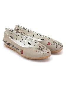 Goby Baleriny w kolorze beżowo-czerwonym rozmiar: 35. Brązowe balerinki Goby, bez wzorów, bez obcasa, bez zapięcia. Za 130,99 zł.