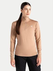 Dare2B Bluza techniczna Lowline II DWL452 Beżowy Slim Fit. Brązowe bluzy DARE2B, bez wzorów, z syntetyku, bez kaptura. Za 199,99 zł.