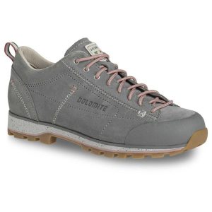 Buty trekkingowe damskie Dolomite Cinquantaquattro Low EVO. Szare buty trekkingowe Dolomite, z materiału, bez zapięcia. Za 617,75 zł.
