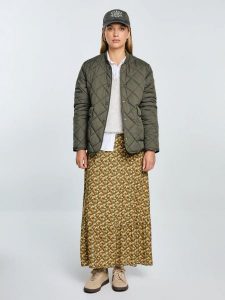 Spódnica damska midi z wiskozy z motywem kwiatowym żółta Inger 201. Żółte spódnice Big Star, na co dzień, l, bez wzorów, z tkaniny, eleganckie, maxi. Za 179,99 zł.