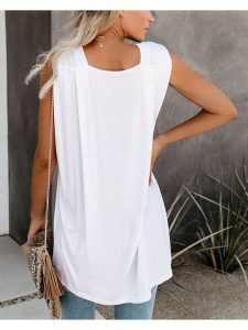 Milan Kiss Top w kolorze białym rozmiar: M. Białe topy Milan Kiss, m, bez wzorów, bez kołnierzyka, bez ramiączek. Za 106,38 zł.