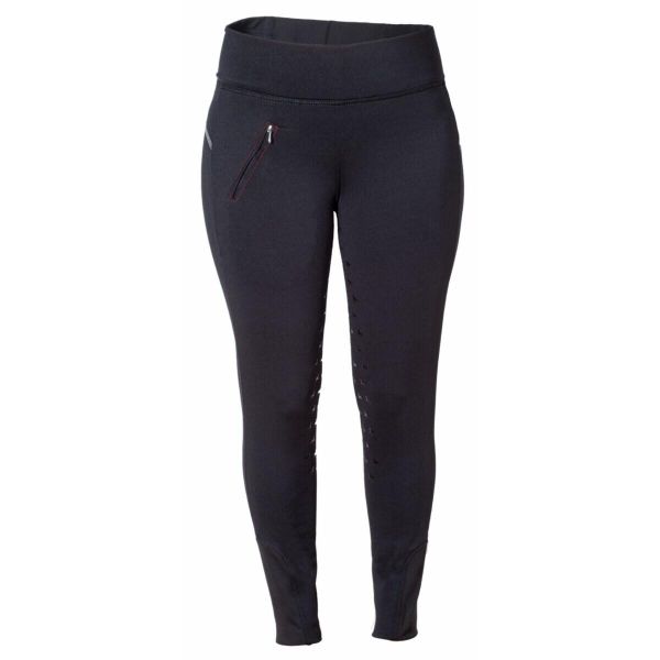 Damskie legginsy jeździeckie z pełną przyczepnością Karlslund Galdur. Niebieskie legginsy KARLSLUND, bez wzorów, z poliesteru. Za 378,00 zł.