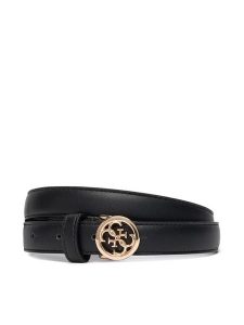 Guess Pasek Damski BW9304 P5420 Czarny. Czarne paski Guess, z aplikacjami, ze skóry. Za 239,99 zł.