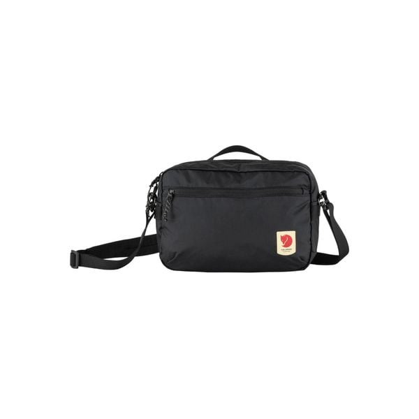 Saszetka Fjallraven High Coast Crossbody - black. Czarne nerki i saszetki Fjällräven, bez wzorów. Za 239,99 zł.