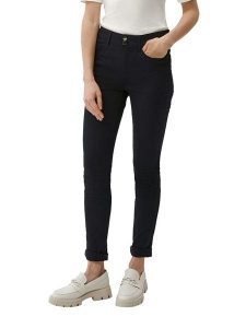 S.Oliver Dżinsy - Skinny fit - w kolorze granatowym rozmiar: 36. Niebieskie jeansy s.Oliver, bez wzorów, z podwyższonym stanem. Za 161,73 zł.