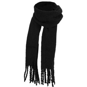 Szalik damski - Moda - Czarny - Jeden rozmiar. Czarne szaliki HEAT KEEPER, na zimę, bez wzorów, z poliesteru. Za 164,54 zł.