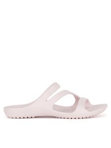 Crocs Klapki KADEE II SANDAL W 206756-6PI Różowy. Czerwone klapki Crocs, bez wzorów, z materiału, bez obcasa. Za 119,99 zł.
