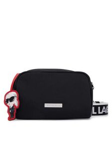 KARL LAGERFELD Torebka B4W30109 Czarny. Czarne torebki klasyczne KARL LAGERFELD, bez wzorów, z materiału, bez dodatków. Za 649,99 zł.