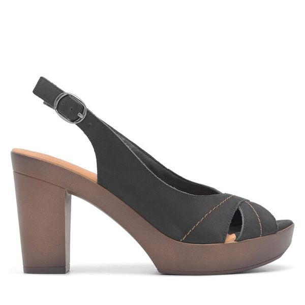 Sandały Lasocki. Czarne sandały Lasocki, bez wzorów, bez obcasa, na słupku, bez zapięcia. Za 179,99 zł.