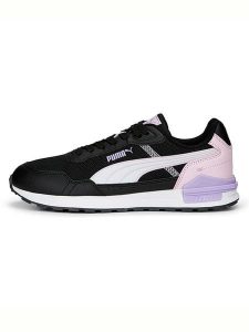 Puma Sneakersy "Graviton Mega" w kolorze fioletowo-czarnym rozmiar: 41. Czarne trampki Puma, bez wzorów, bez zapięcia. Za 204,45 zł.