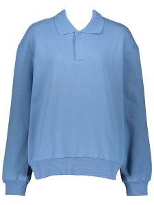 Pangaia Bluza "DNA" w kolorze niebieskim rozmiar: M. Niebieskie bluzy Pangaia, m, bez wzorów, bez kaptura. Za 184,46 zł.