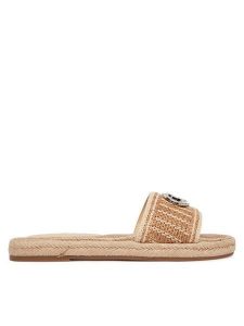 Guess Espadryle FLJKLI FAB03 Beżowy. Brązowe espadryle Guess, z aplikacjami, z syntetyku, bez obcasa. Za 559,99 zł.