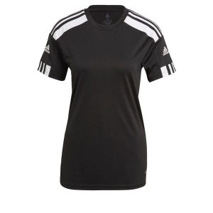 Koszulka damska adidas Squadra 21. Białe bluzki ADIDAS, s, bez wzorów, sportowe, bez kołnierzyka, bez ramiączek. Za 69,00 zł.