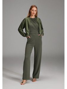 SWING Kurtka w kolorze khaki rozmiar: 44. Brązowe kurtki Swing, bez wzorów, bez kaptura. Za 219,95 zł.