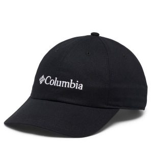 Czapka z daszkiem Columbia. Czarne czapki Columbia, bez wzorów. Za 79,99 zł.