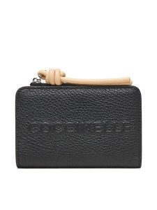 Coccinelle Portfel E2 QBB 11 D1 01 Czarny. Czarne portfele Coccinelle, bez wzorów, ze skóry. Za 499,99 zł.