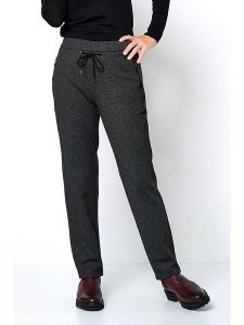 Rosner Spodnie w kolorze antracytowym rozmiar: 40. Czarne spodnie z wysokim stanem Rosner, bez wzorów, z materiału, z podwyższonym stanem. Za 173,99 zł.